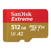 SanDisk Extreme - Flash-minneskort (microSDXC till