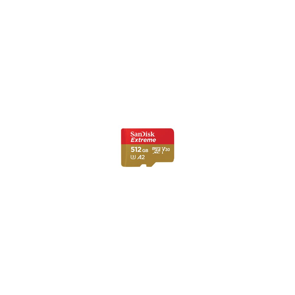 SanDisk Extreme - Flash-minneskort (microSDXC till