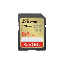 SanDisk Extreme - Flash-minneskort - 64 GB - Video Class