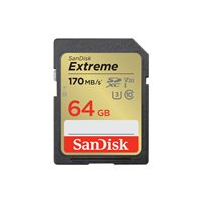 SanDisk Extreme - Flash-minneskort - 64 GB - Video Class