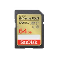 SanDisk Extreme PLUS - Flash-minneskort - 64 GB - UHS-I U3