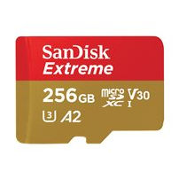 SanDisk Extreme - Flash-minneskort - 256 GB - A2 / Video