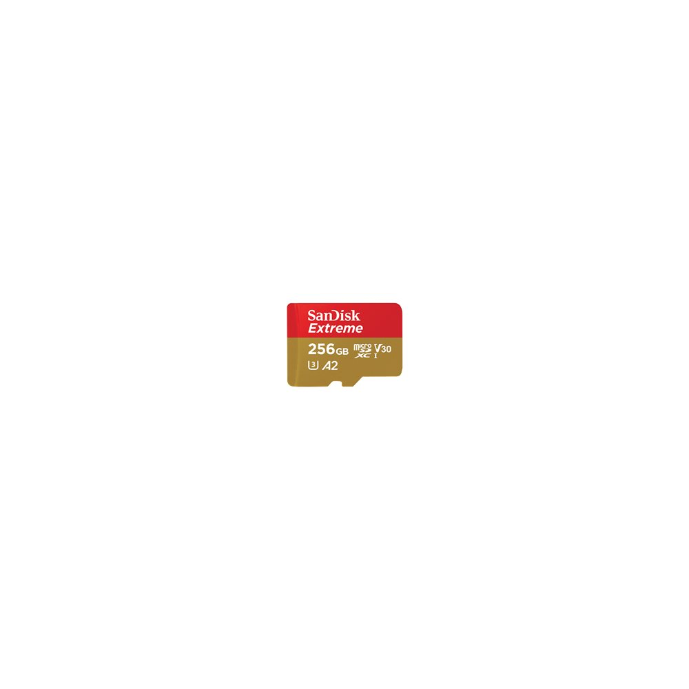 SanDisk Extreme - Flash-minneskort - 256 GB - A2 / Video
