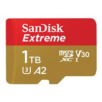 SanDisk Extreme - Flash-minneskort (microSDXC till