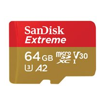 SanDisk Extreme - Flash-minneskort (microSDXC till