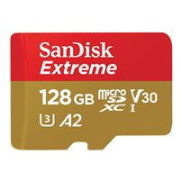SanDisk Extreme - Flash-minneskort (microSDXC till