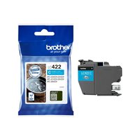 Brother LC422C - Cyan - original - bläckpatron - för