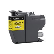 Brother LC422XLY - Lång livslängd - gul - original -