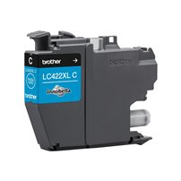 Brother LC422XLC - Lång livslängd - cyan - original -