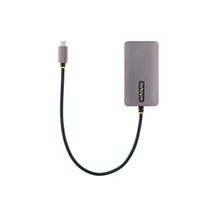 StarTech.com USB C Video Adapter, USB C to HDMI DVI VGA