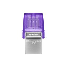 Kingston DataTraveler microDuo 3C - USB flash-enhet - 64 GB