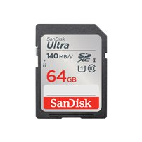 SanDisk Ultra - Flash-minneskort - 64 GB - Class 10 - SDHC