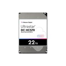 WD Ultrastar DC HC570 - Hårddisk - 22 TB - inbyggd - 3.5" -