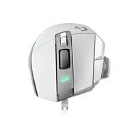 Logitech G G502 X - Mus - optisk - kabelansluten - USB - vit