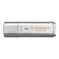 Kingston IronKey Locker+ 50 - USB flash-enhet - krypterat -