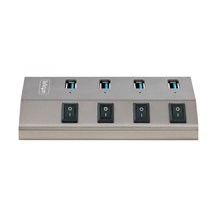 StarTech.com 4-Port Self-Powered USB-C Hub with Individual