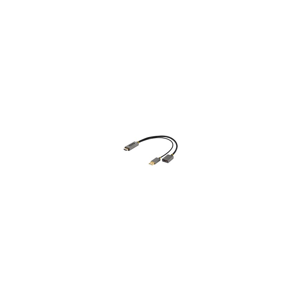 StarTech.com 1ft (30cm) HDMI to DisplayPort Adapter, Active