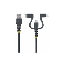 StarTech.com 3.3ft USB Multi Charging Cable,