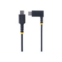 StarTech.com 3ft (1m) USB C Charging Cable Right Angle, 60W