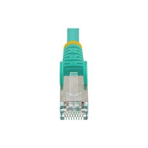 StarTech.com 50cm CAT6a Ethernet Cable - Aqua - Low Smoke