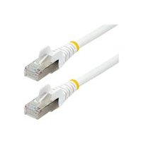StarTech.com 2m CAT6a Ethernet Cable - White - Low Smoke