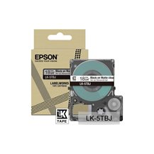 Epson LabelWorks LK-5TBJ - Svart på genomskinligt, matt -