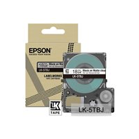 Epson LabelWorks LK-5TBJ - Svart på genomskinligt, matt -
