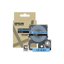 Epson LabelWorks LK-4LBJ - Svart på matt blått - Rulle (1,2
