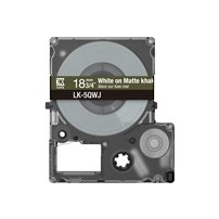 Epson LabelWorks LK-5QWJ - Vitt på matt kaki - Rulle (1,8