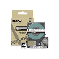 Epson LabelWorks LK-4TWJ - Vitt på genomskinligt, matt -