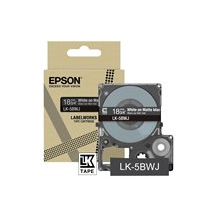 Epson LabelWorks LK-5BWJ - Vitt på mattsvart - Rulle (1,8