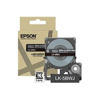 Epson LabelWorks LK-5BWJ - Vitt på mattsvart - Rulle (1,8