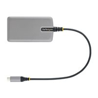 StarTech.com 3-Port USB-C Hub with Ethernet, 3x USB-A