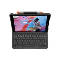 Logitech Slim Folio - Tangentbord och foliefodral - trådlös