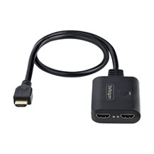 StarTech.com 2-Port HDMI Splitter, 4K 60Hz HDMI 2.0 Video,