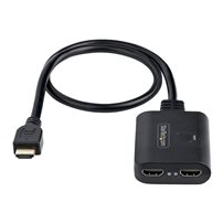 StarTech.com 2-Port HDMI Splitter, 4K 60Hz HDMI 2.0 Video,