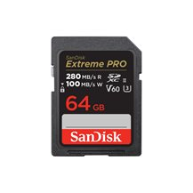 SanDisk Extreme Pro - Flash-minneskort - 64 GB - Video