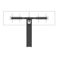 VISION Motorised Height Adjustable Dual Display Floor Stand