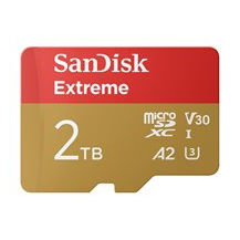 SanDisk Extreme - Flash-minneskort (adapter, microSDHC till