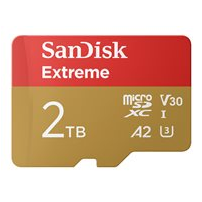 SanDisk Extreme - Flash-minneskort (adapter, microSDHC till