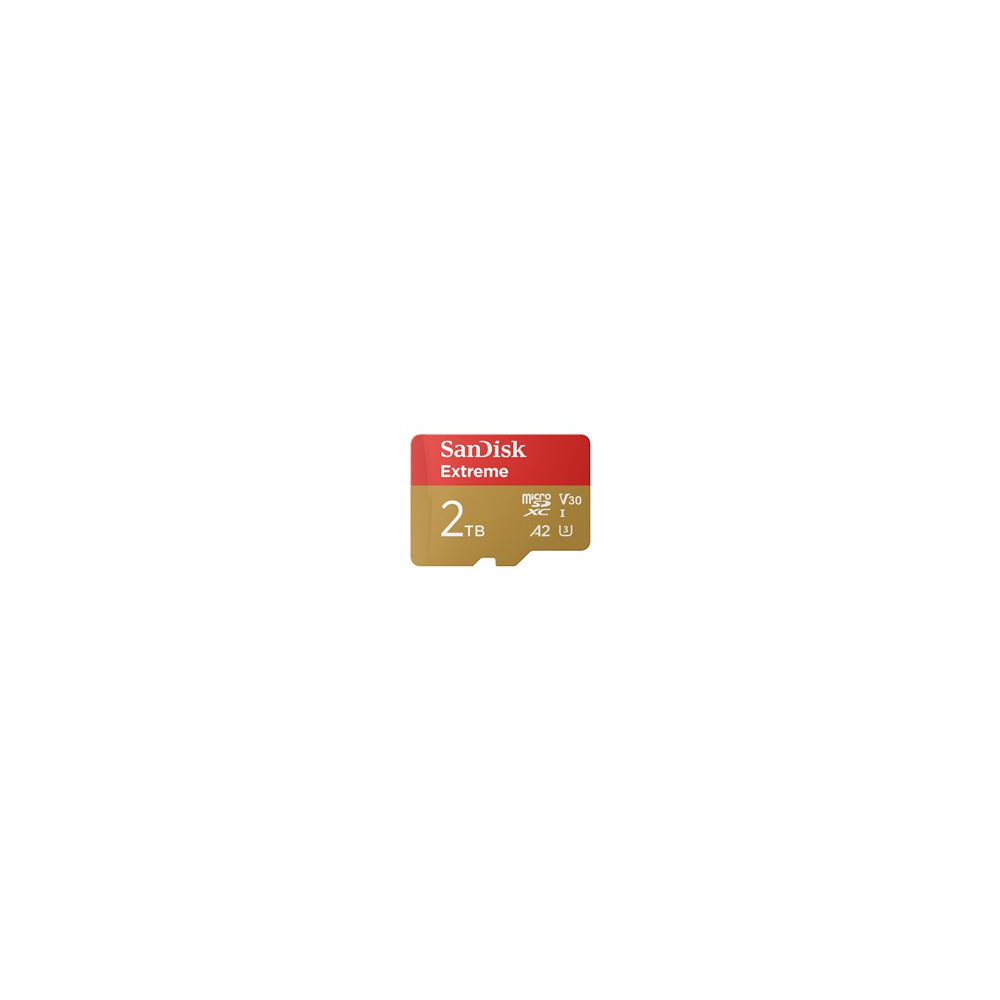 SanDisk Extreme - Flash-minneskort (adapter, microSDHC till