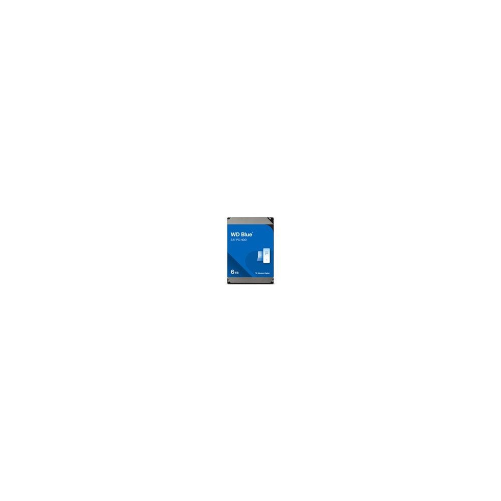 WD Blue WD60EZAX - Hårddisk - 6 TB - inbyggd - 3.5" - SATA