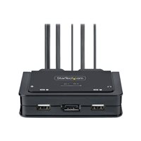 StarTech.com 2-Port Hybrid USB-C DisplayPort Cable KVM