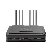 StarTech.com 2-Port Dual-Monitor HDMI Cable KVM Switch, 4K