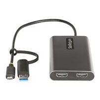 StarTech.com USB-C to Dual-HDMI Adapter, USB-C or A to 2x