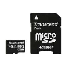 Transcend Premium - Flash-minneskort (adapter, microSDHC
