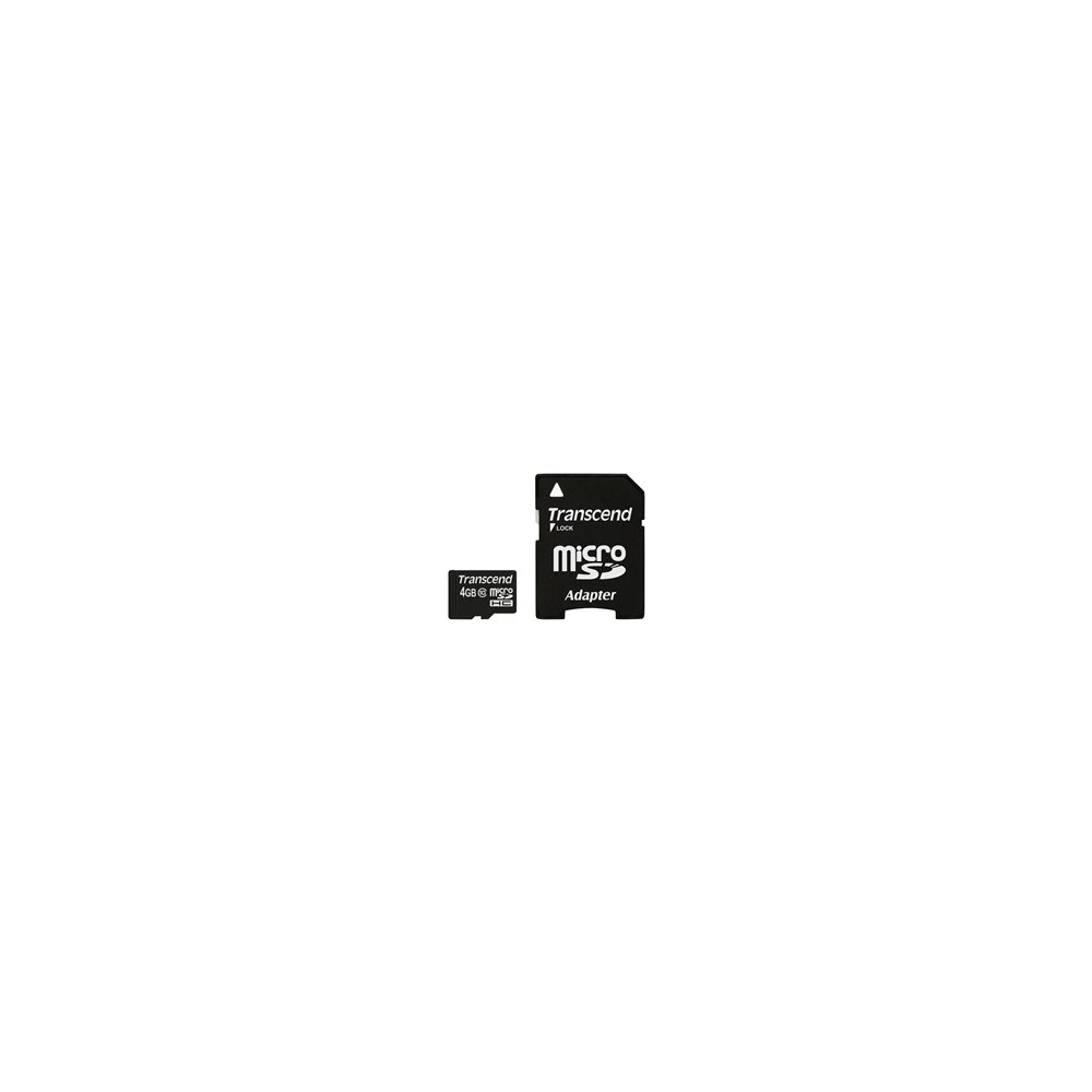 Transcend Premium - Flash-minneskort (adapter, microSDHC