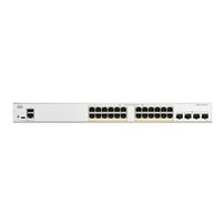 24 x 10/100/1000 (PoE+) + 4 x 1 Gigabit SFP