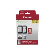 Canon PG-575/CL-576 Photo Paper Value Pack - 2-pack -