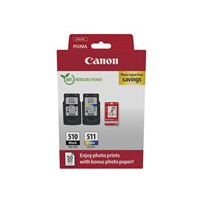 Canon PG-510/CL-511 Photo Paper Value Pack - 2-pack -